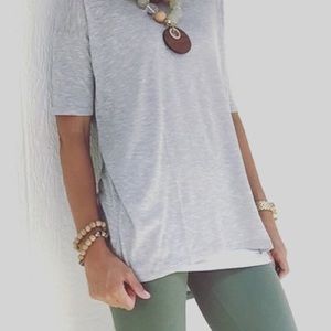 Lularoe classic t in light gray sz M